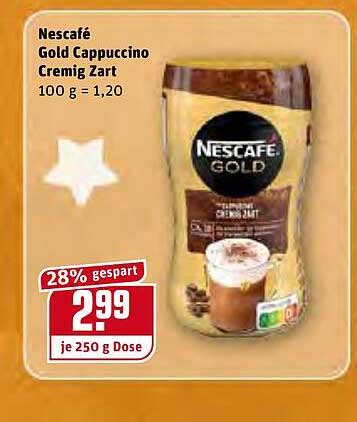 Nescaf Gold Cappuccino Cremig Zart Angebot Bei Rewe Prospekte De