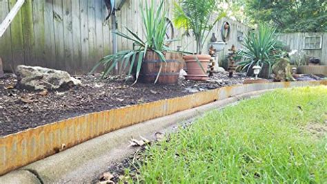 Corrugated Metal Landscape Edging 6in W X 10ft L Rusted Pricepulse