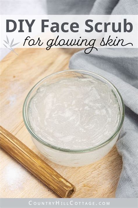 DIY Exfoliating Face Scrub Gentle Without Sugar