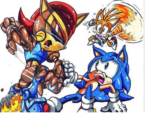 mecha sally sonic tails by trunks24 on deviantART | Sonic, Sonic art ...