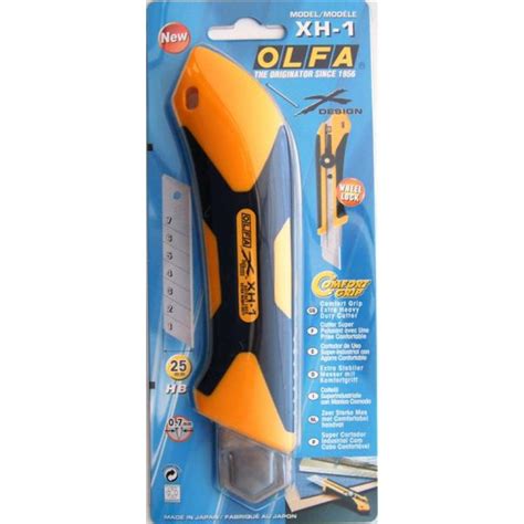 OLFA Extra Heavy Duty Cutter XH 1 25mm X Design Series Snap Off Knife