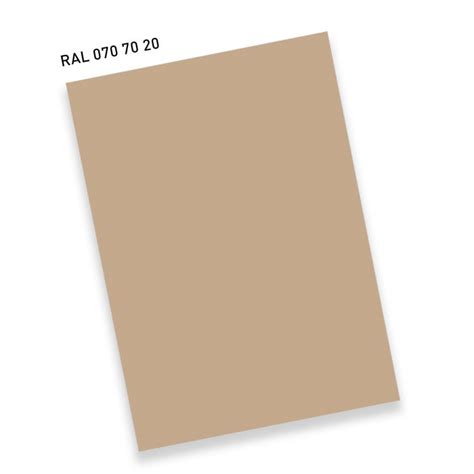 RAL D4 Single Sheet A4 Hue 070 70 20 Light Ash Brown