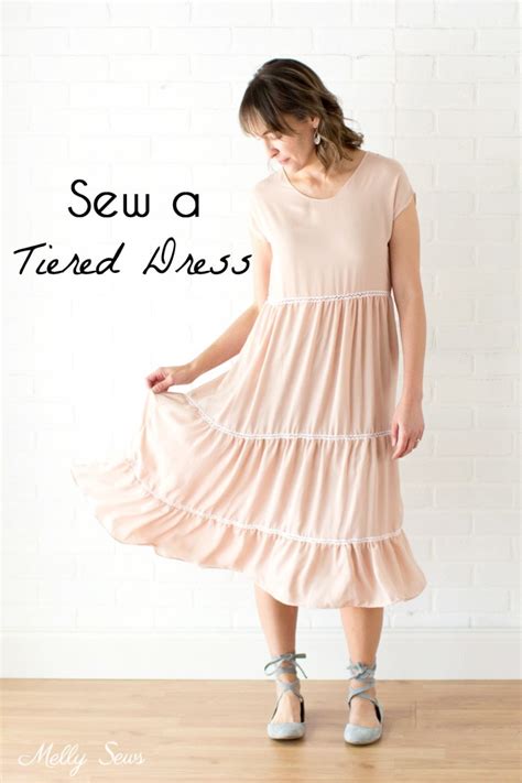 Tiered Blanc Sundress Sew A Boho Dress Melly Sews