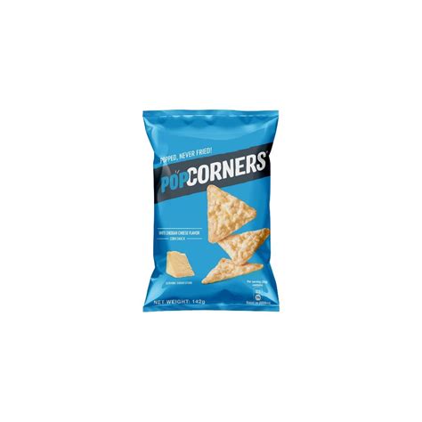 Popcorners White Cheddar Cheese Flavor Corn Snack 142g Shopee Singapore