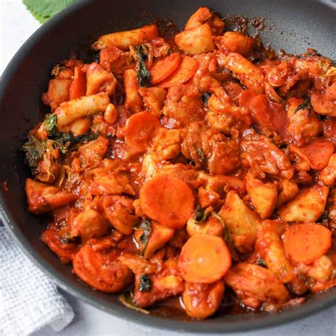 Dak Galbi Korean Spicy Chicken Stir Fry Estonhills