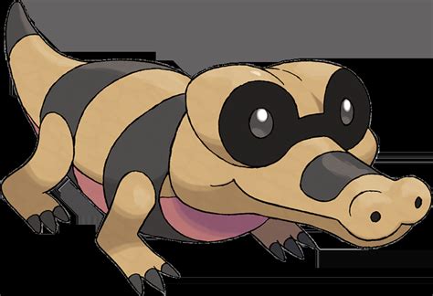 Pokemon #551 Sandile Common Picture - For Pokemon Go Players