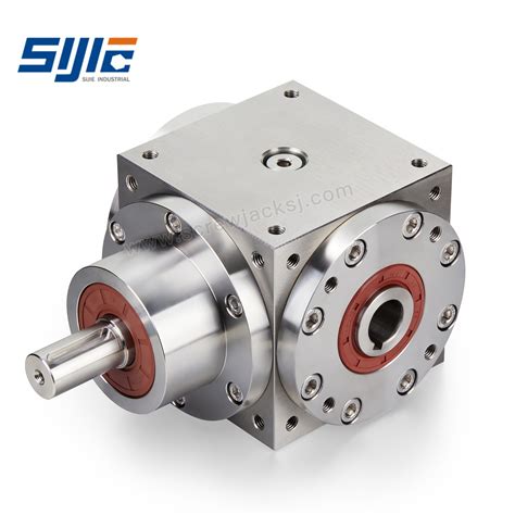 Right Angle Cubic Spiral Bevel Gearbox For Servo Motor Bevel Gearbox