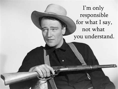 I M Only Responsible John Wayne Quote Metal Sign American Collectibles