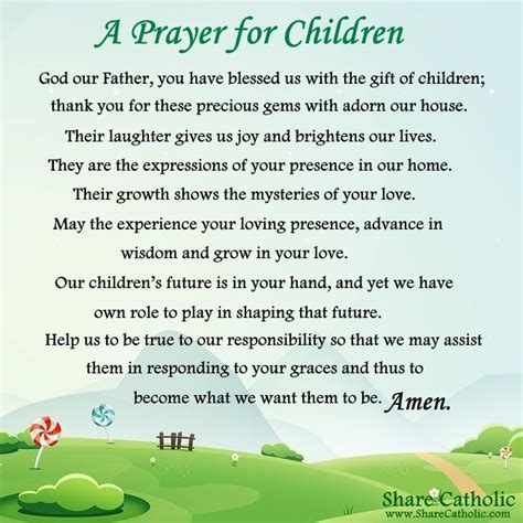 Prayers for Children | Share Catholic