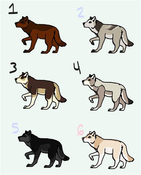 Wolf Adopts ~open~ By Sundapple5 On Deviantart