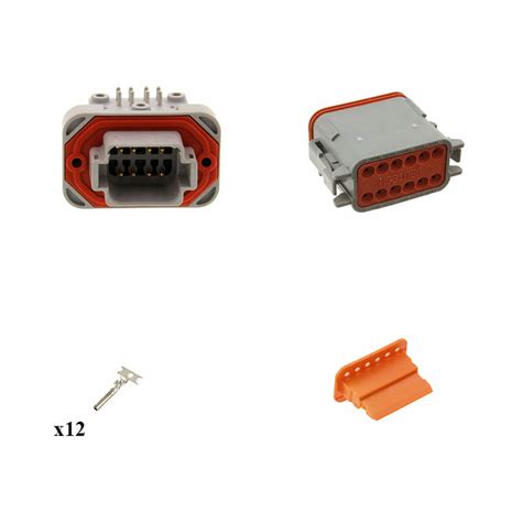 Kit Connecteur DT13 Series Femelle 12 Voies PCB G003