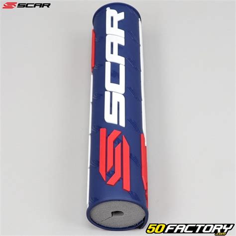 Mousse De Guidon Avec Barre Scar Bleue Fonc E Pour Moto Moto Cross