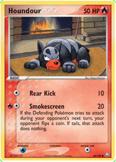 Houndour Ex Team Rocket Returns 59 Pokemon Card