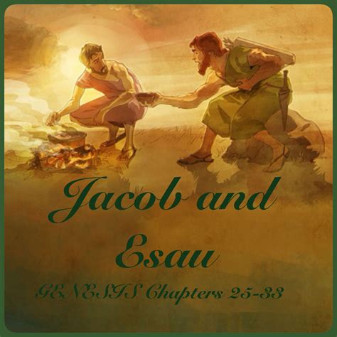 Jacob And Esau Illustrated Bible Story