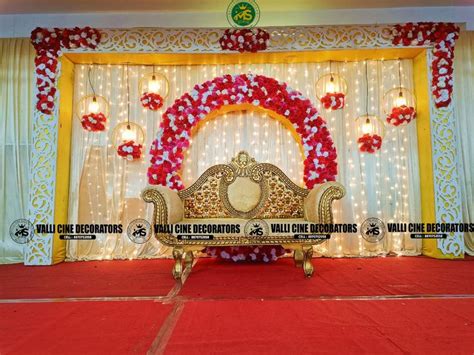 Valli Cine Decorators Simple Decoration For Wedding Engagement