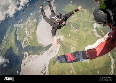 Franz josef glacier skydive hi-res stock photography and images - Alamy