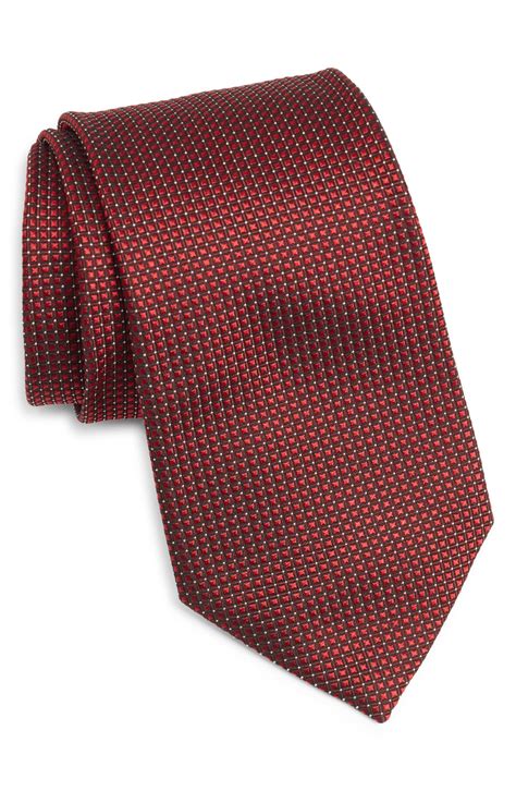 Ermenegildo Zegna Men S Grid Silk Tie Editorialist