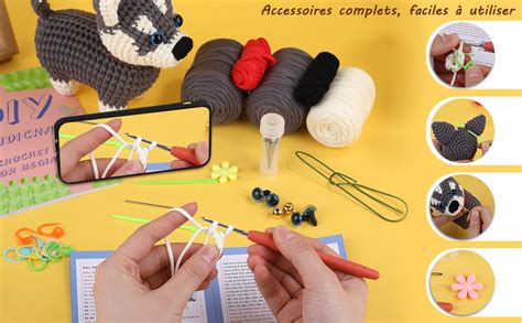 Kit De Crochet Pour D Butants Kit D Animaux Au Crochet Kit Crochet