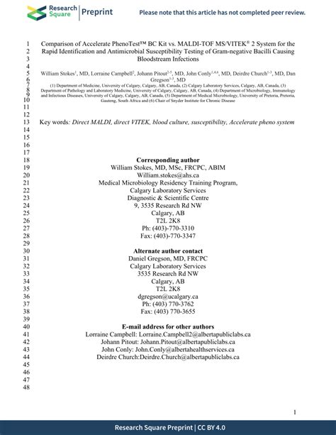 Pdf Comparison Of Accelerate Phenotest™ Bc Kit Vs Maldi Tof Ms Vitek®2 System For The Rapid