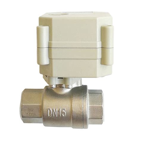 Dn15 Electric Drinking Water Valve Dc12vdc24v Electric Ball Valve With Position Feedback Wire