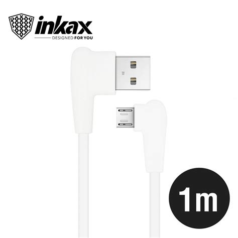 Cable De Recharge Micro Usb Inkax Ck Blanc Macleader