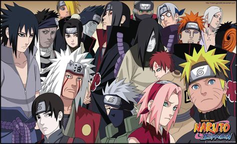 Naruto Shippuden Characters Wallpaper