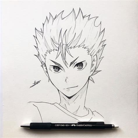 Nishinoya Haikyuu Characters Drawing Fuegoder Revolucion