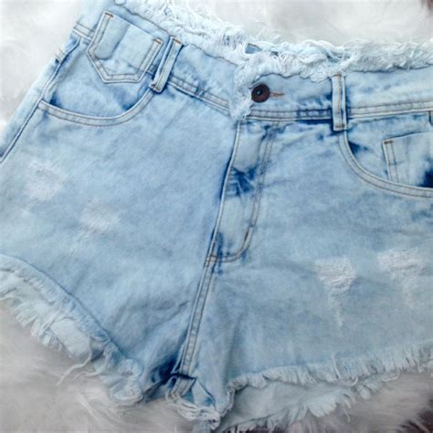 Shorts Jeans Feminino Customizado Hot Pants Estilo Anitta