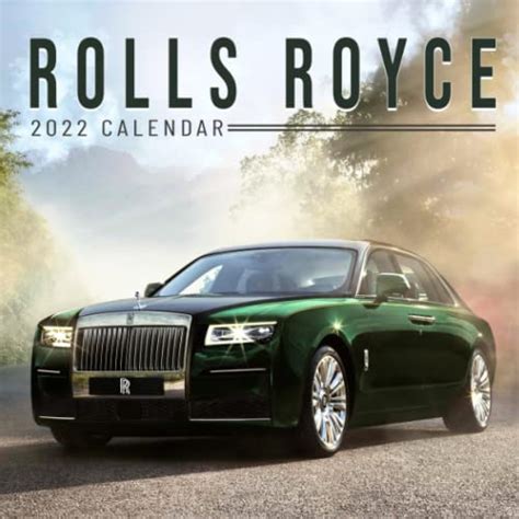 Rolls Royce Calendar 2022 January 2022 December 2022 Official Squared Monthly Calendar 12