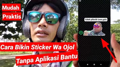 Cara Membuat Sticker WhatsApp Sendiri Tanpa Aplikasi Bantu YouTube