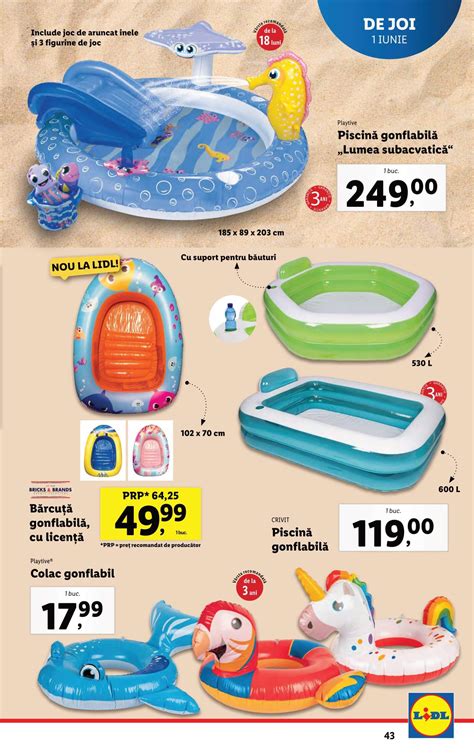 Catalog Oferte Lidl Crivit Si Playtive Pentru Plaja Si Piscina De Joi