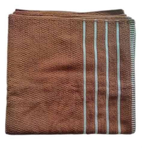 Gsm Brown Cotton Bath Towel At Rs Piece Huda Panipat Id