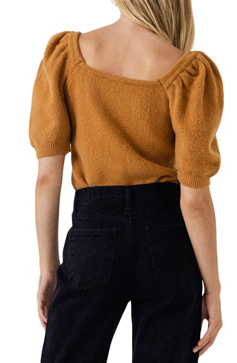 English Factory Puff Sleeve Sweater Nordstrom Puff Sleeve Sweater Sweaters Puff Sleeve