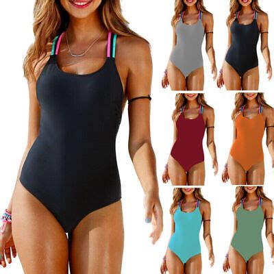 Women Swimming Padded Swimsuit Monokini Push Up Bikini Set Swimwear