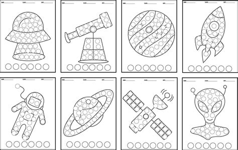 Space Dot Markers Activity Book Fun With Do A Dot Markers Activity Book