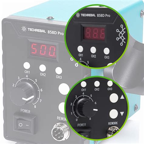 Stacja Lutownicza Hot Air Techrebal D Pro Zestaw Spoiw Dysze Siatka Cena Opinie