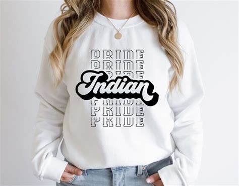 Indian Pride Svg Indians Team Design Indians Shirt Team Etsy