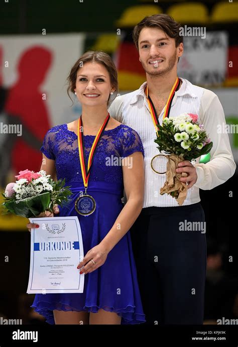 The new German figure skating ice dance champions Kavita Lorenz and ...