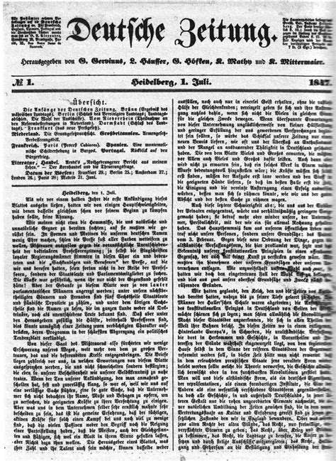 Deutsche Zeitung 18471850 Wikiwand Deutsche Zeitungen Zeitung