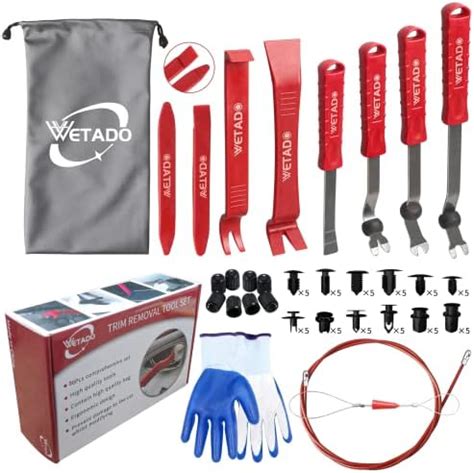 Wetado Trim Removal Tool Car Upholstery Repair Kit Car Door Audio