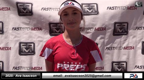 2025 Ava Isaacson 30 Gpa Lefty Slapper Outfield And 2nd Base Softball