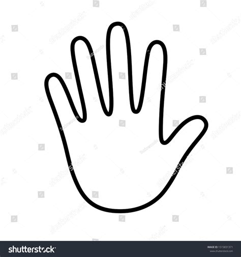 Handprint Outline Photos and Images | Shutterstock