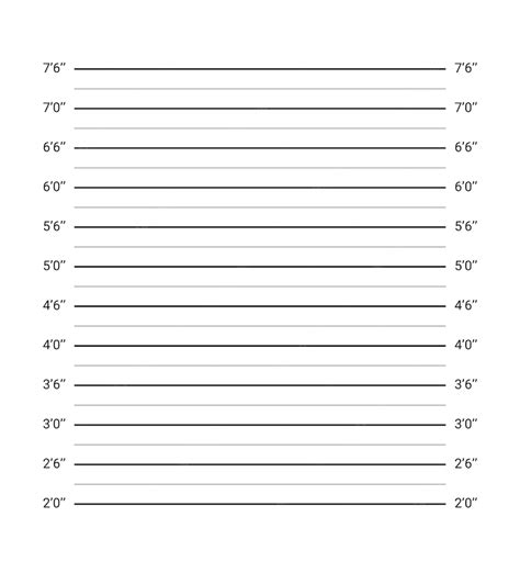 Premium Vector Criminal Wanted Mugshot Board With Lines In Inches