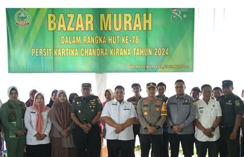 Bazar Murah Dalam Rangka HUT KE 78 Persit Kartika Chandra Kirana Kodim