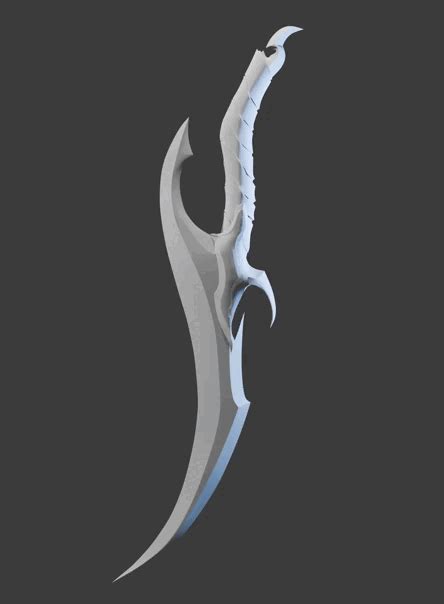 STL file Baruka's dagger Solo Leveling 🗡️・Design to download and 3D print・Cults