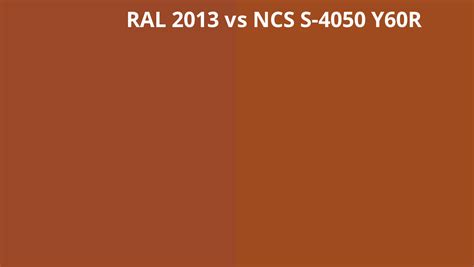 Ral 2013 Vs Ncs S 4050 Y60r Ral Colour Chart Uk