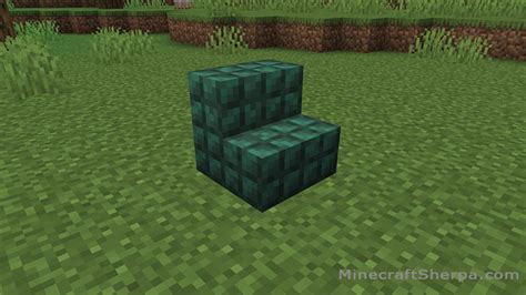 How To Make Dark Prismarine Stairs In Minecraft Minecraft Sherpa