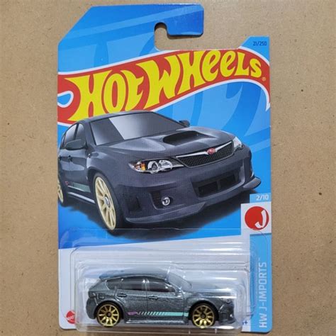 Jual Hot Wheels Subaru Wrx Sti Hw J Imports [ Grey ] Shopee Indonesia