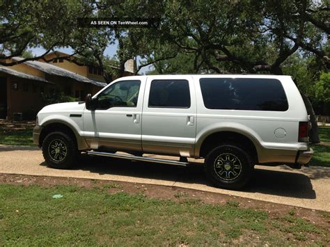 2005 White Ford Excursion Eddie Bauer Turbo Diesel 4x4