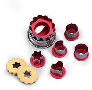 Songlela Emporte Piece Patisserie Linzer Lot De Mini D Coupeurs De